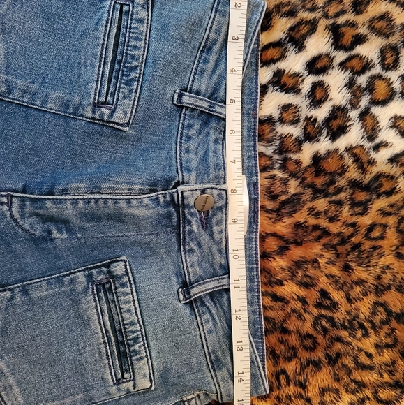 Anine Bing Straight Leg Frayed Jeans - Picture 5 of 6